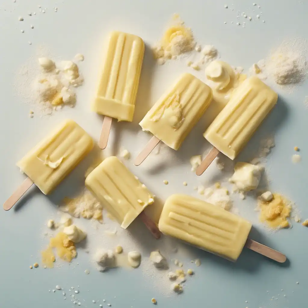 Creamy Custard Popsicles