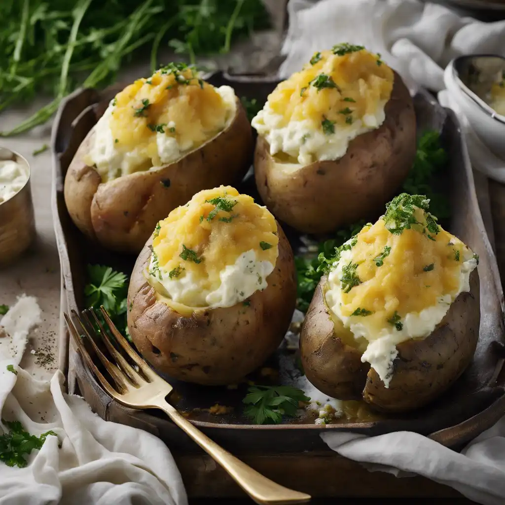 Stuffed Potatoes with Ricotta