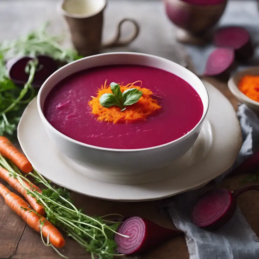 Cold Beet and Carrot Soup