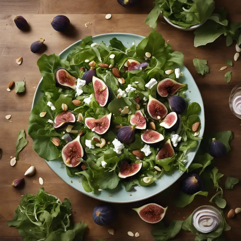 Green Leaf Salad with Figs