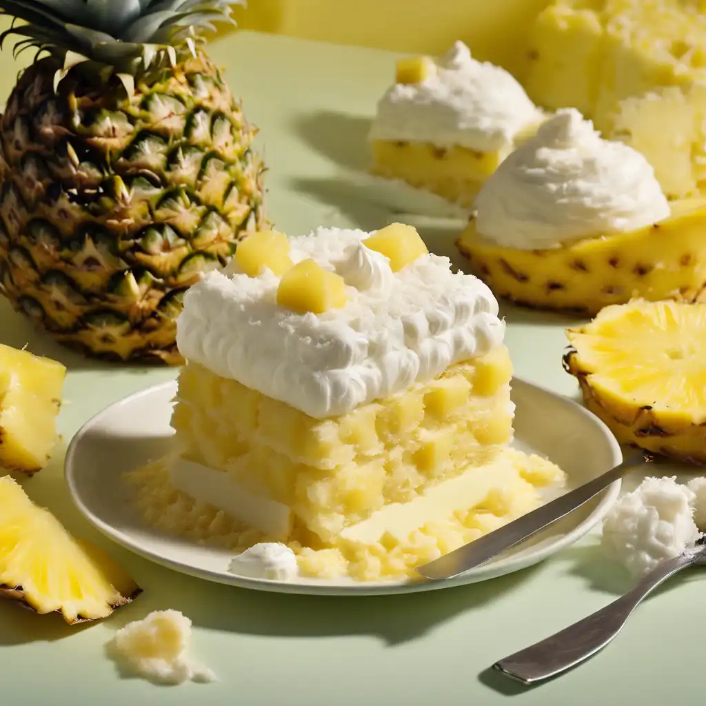 Pineapple Cold Cake