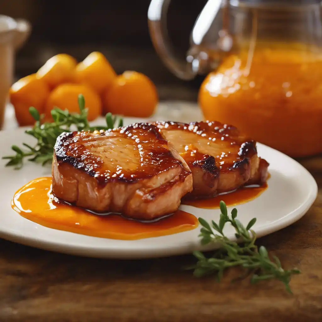 Orange Glazed Pork Chops