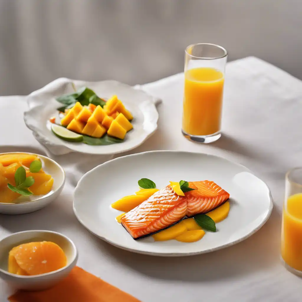 Salmon with Mango