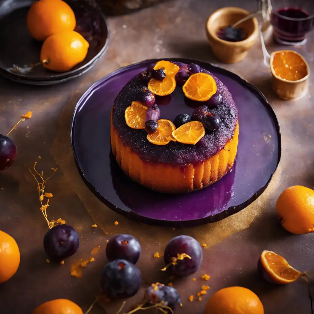 Orange and Damson Cake