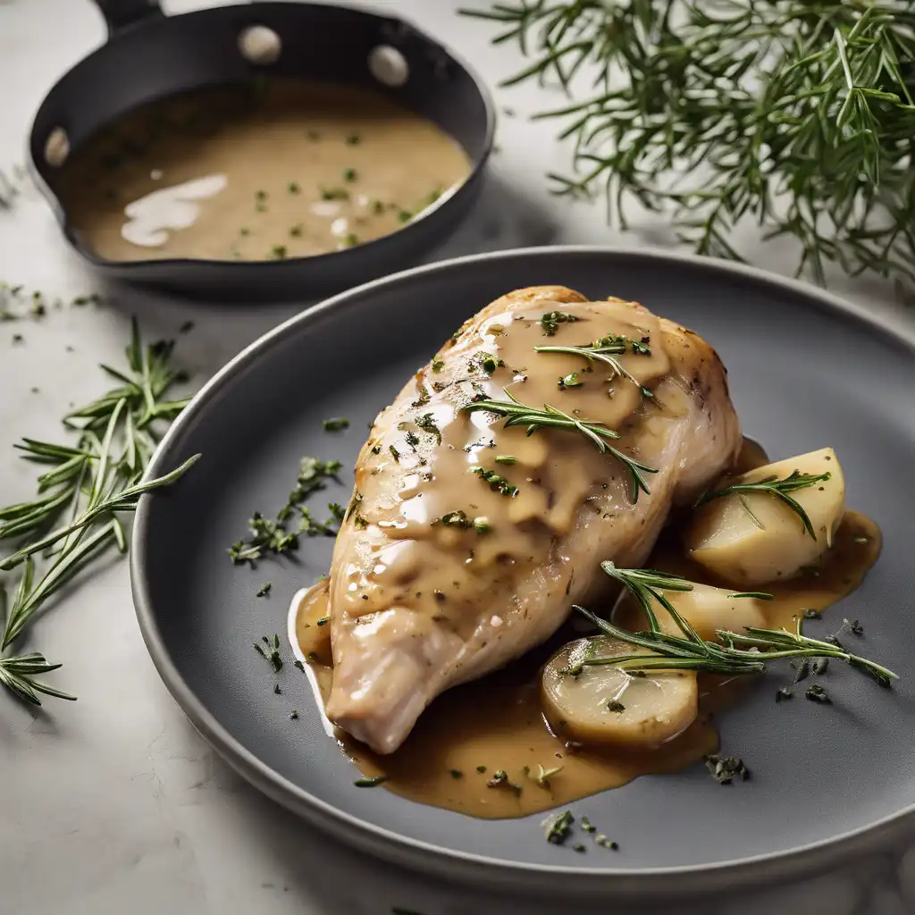 Fresh Herb Chicken with Pan Gravy