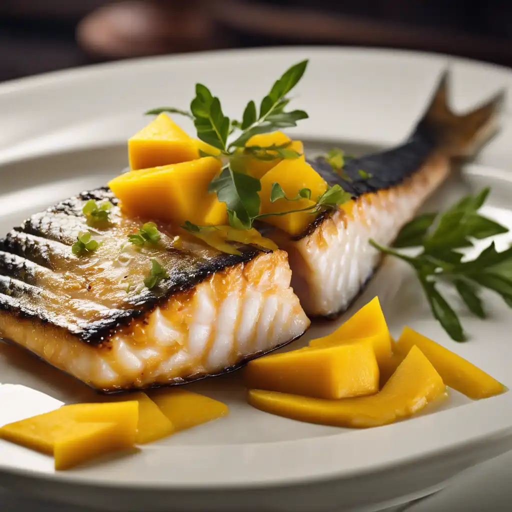 Grilled Fish with Mango and Ginger