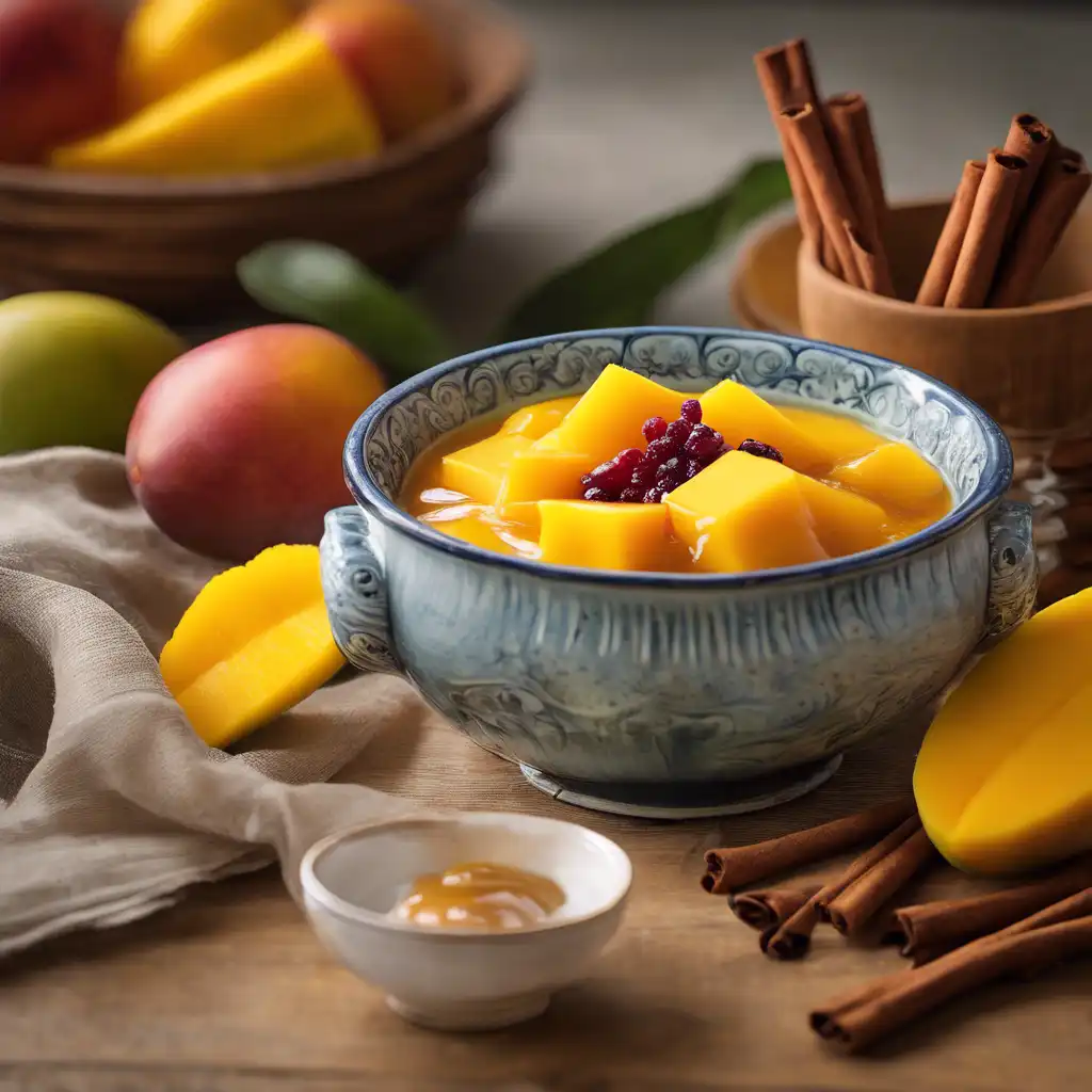 Mango Compote with Cinnamon