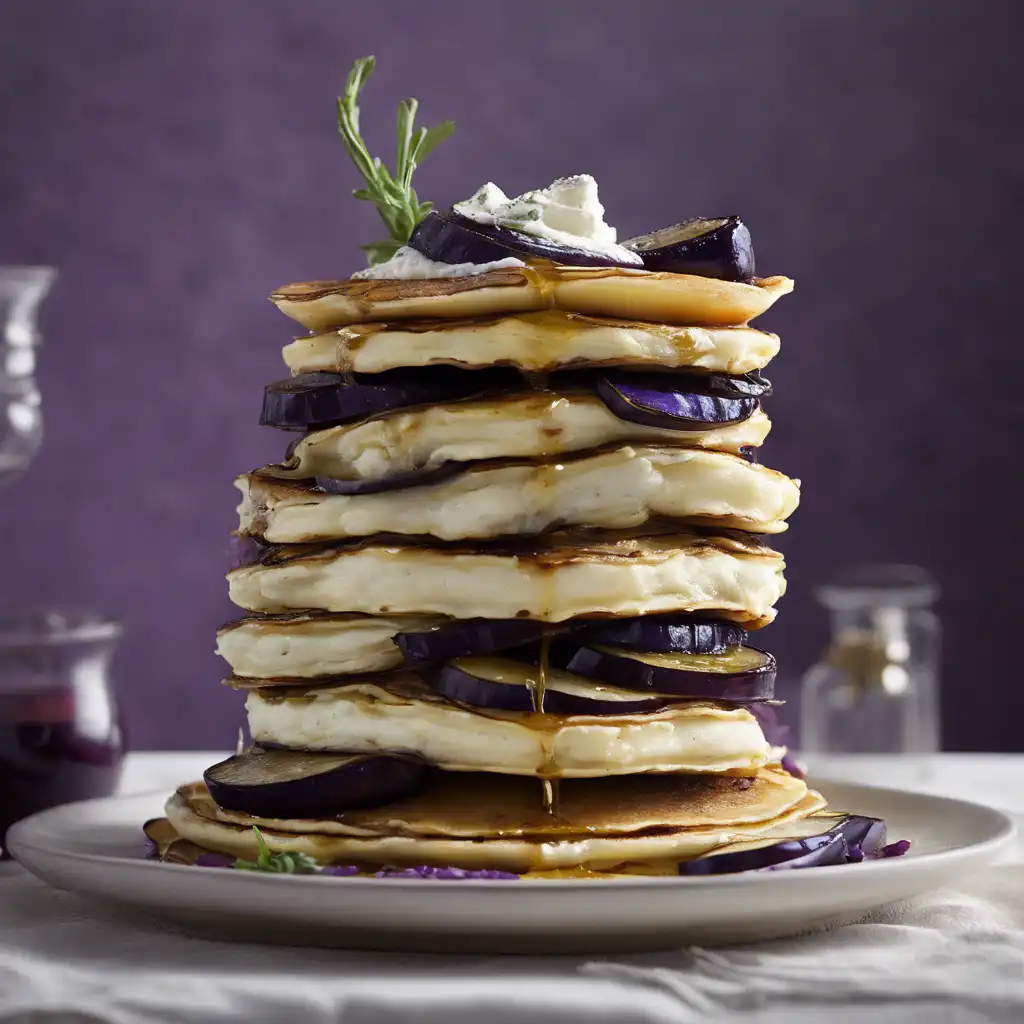 Pancake Tort with Ricotta and Eggplant