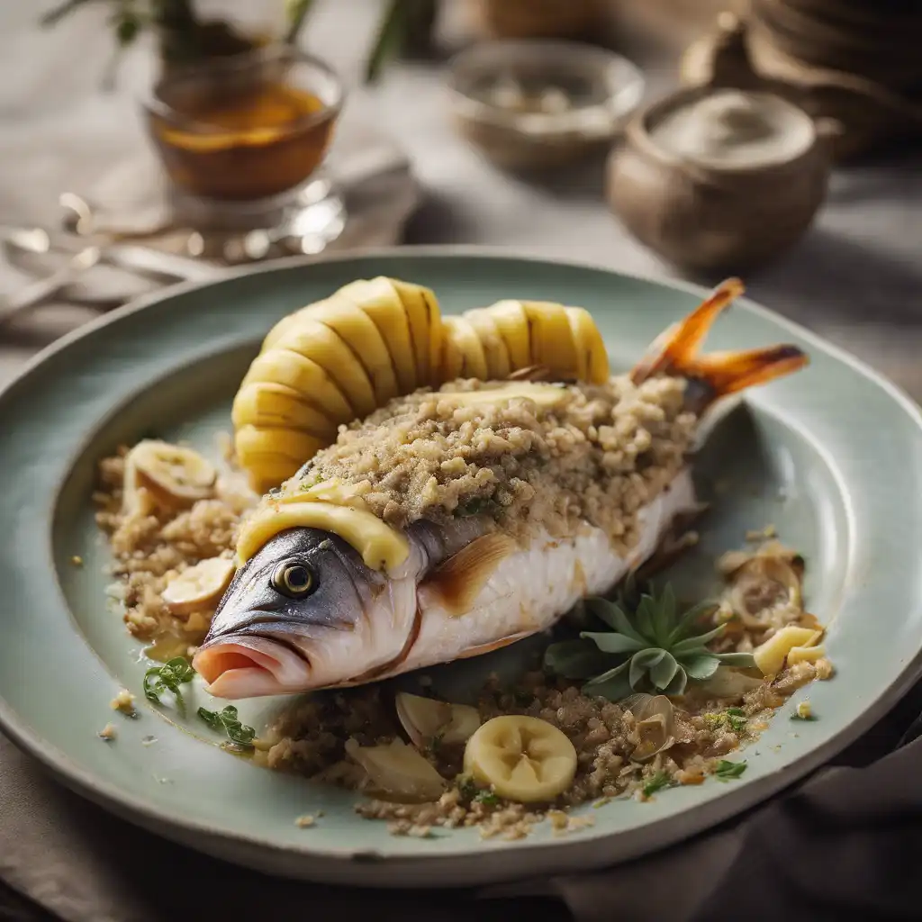 Stuffed Fish with Banana