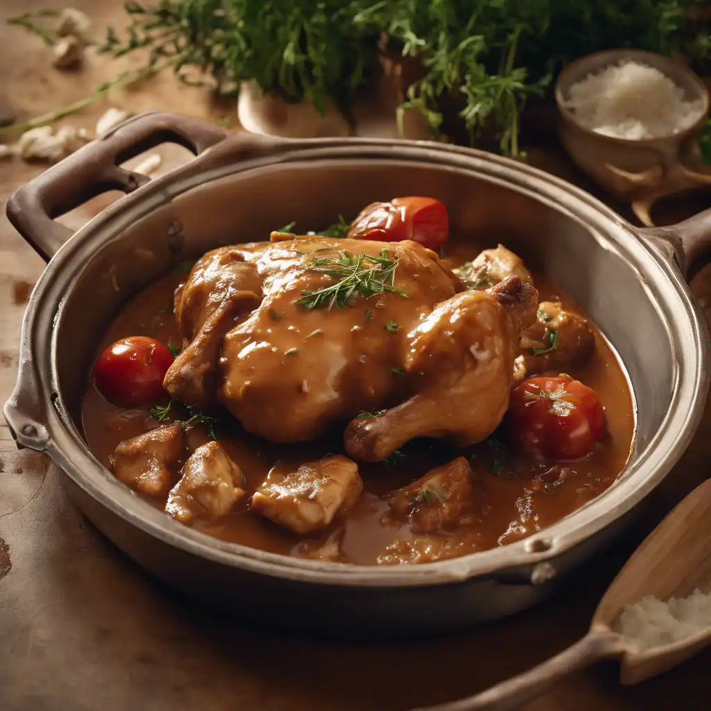 Chicken in Brown Gravy