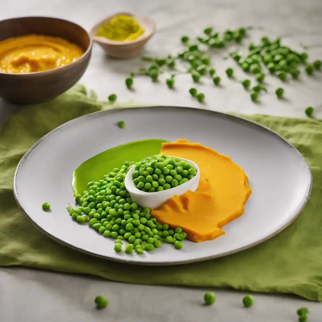 Sweet Potato and Peas Purée