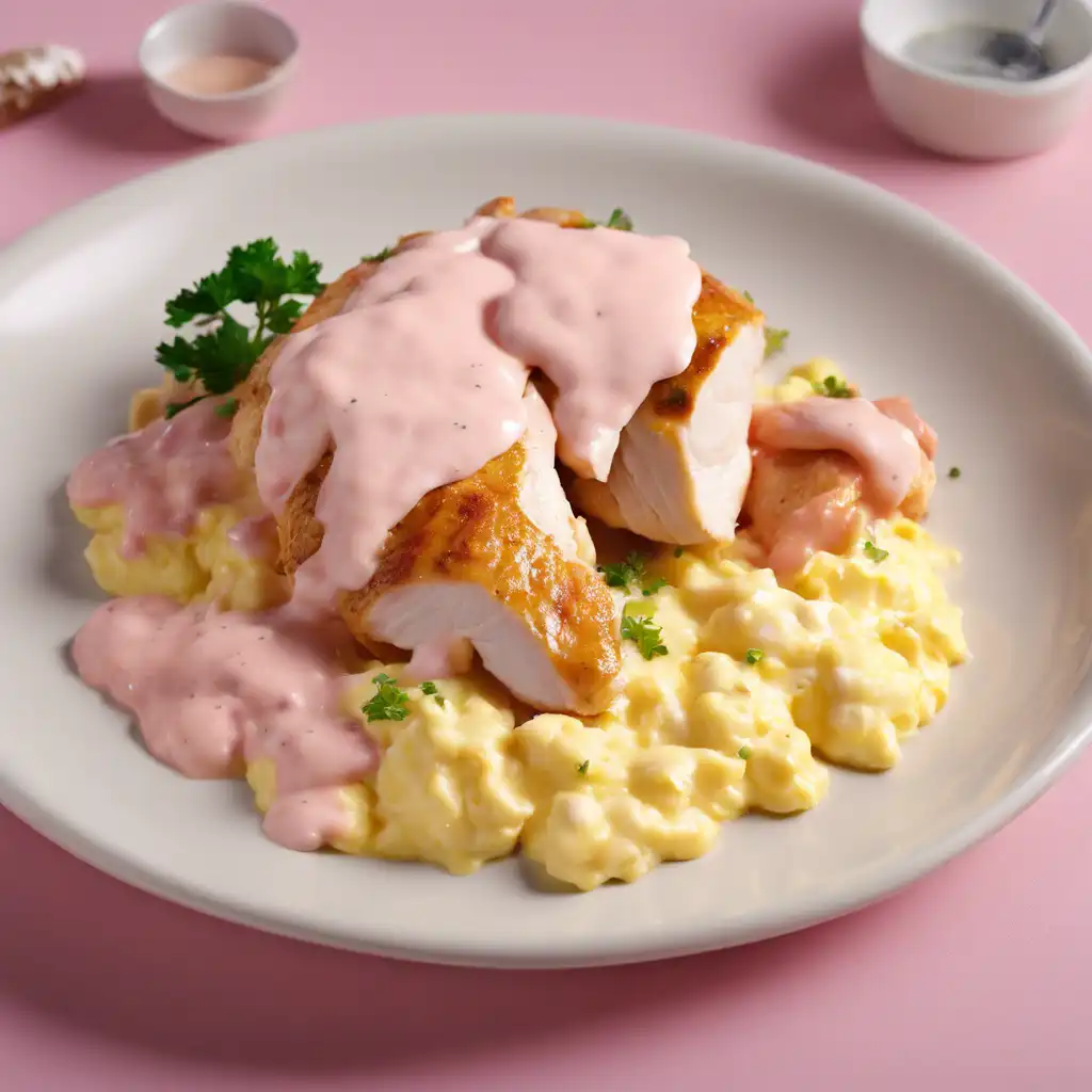 Chicken Breast with Pink Sauce