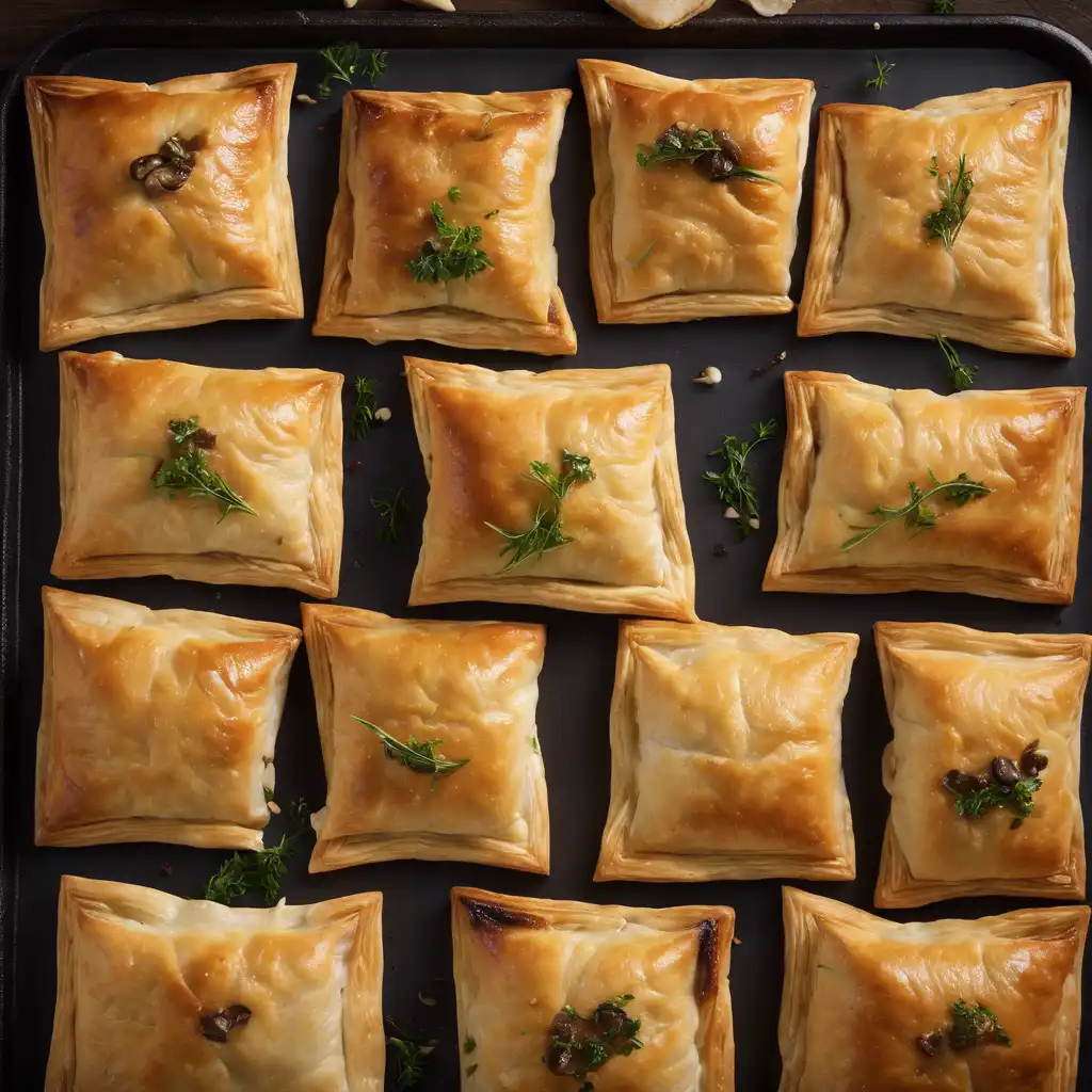 Chicken and Mushroom Turnovers