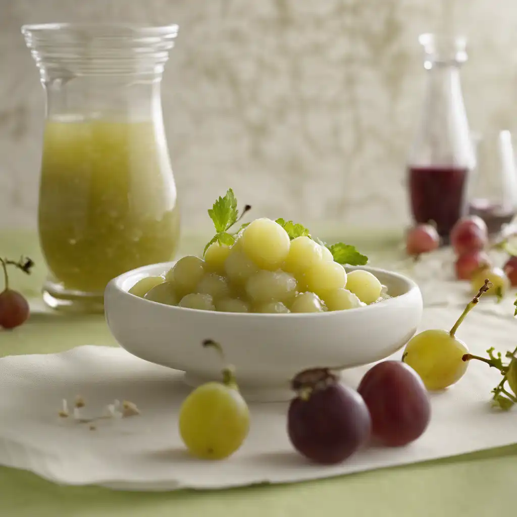 Mashed Gooseberry Compote from Microwave