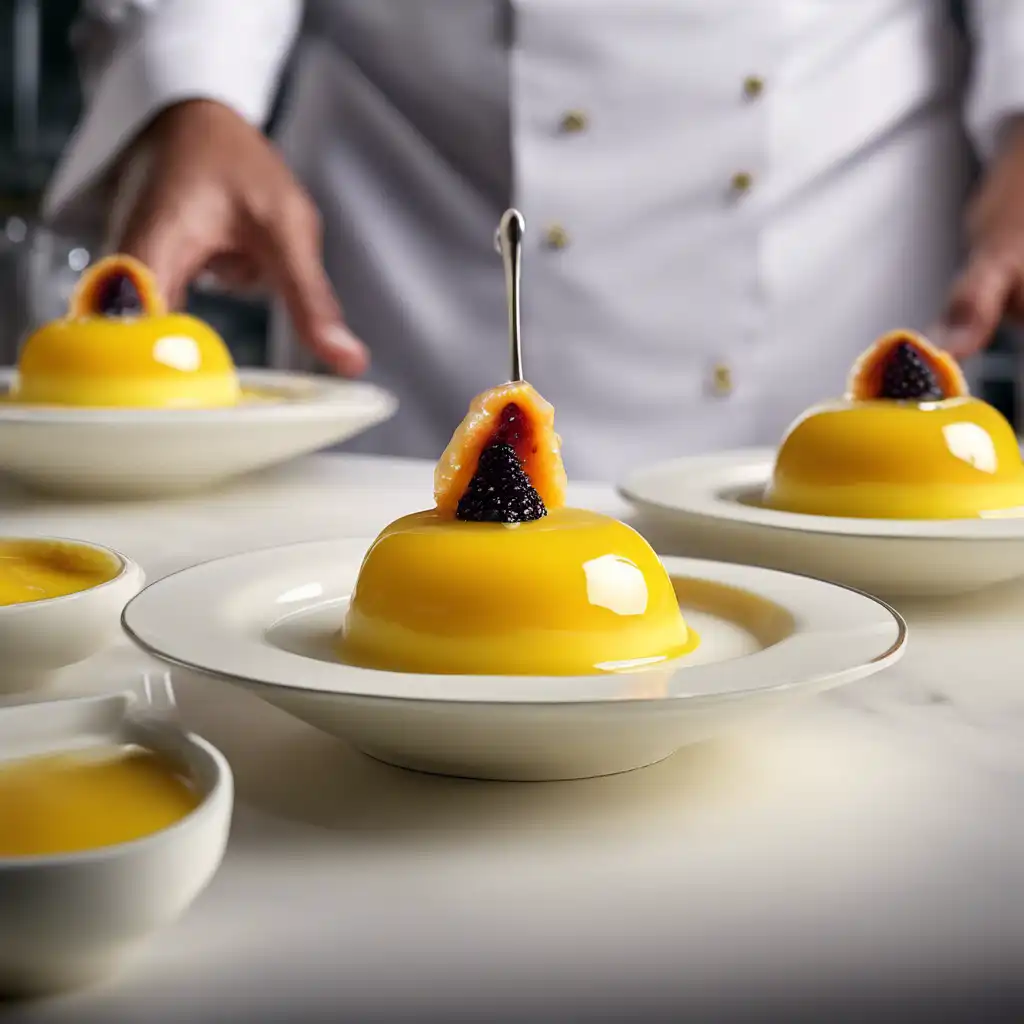 Yellow Passion Fruit Custard