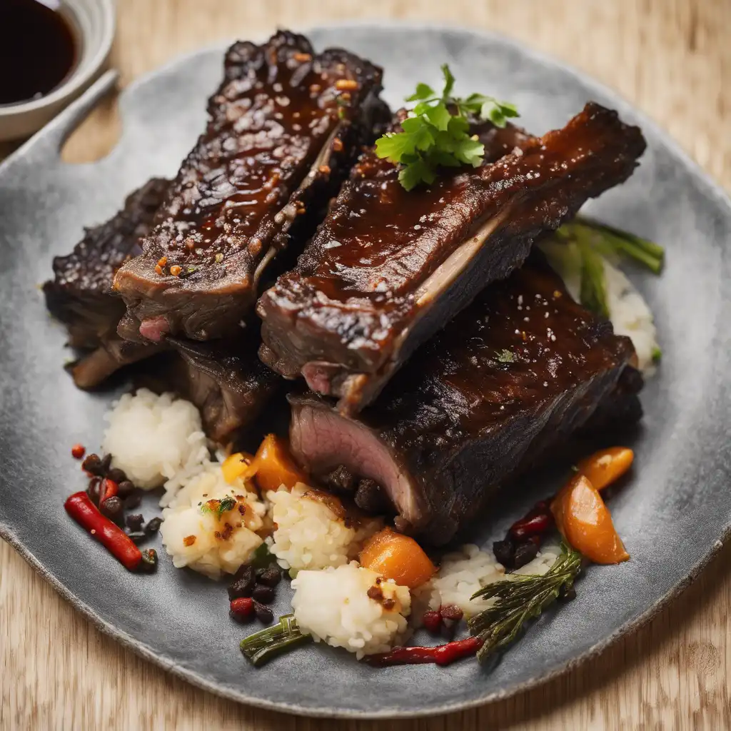 Beef Ribs with Ginger