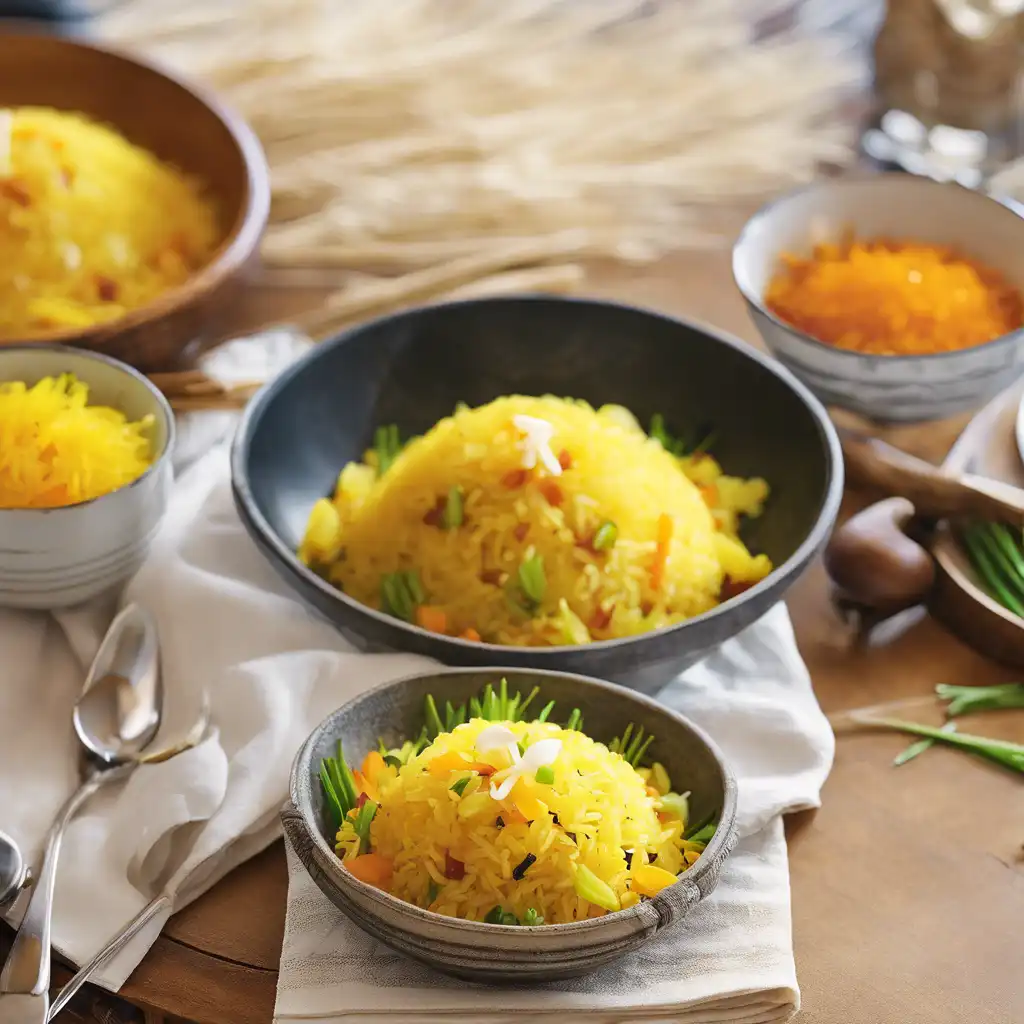 Saffron Fried Rice