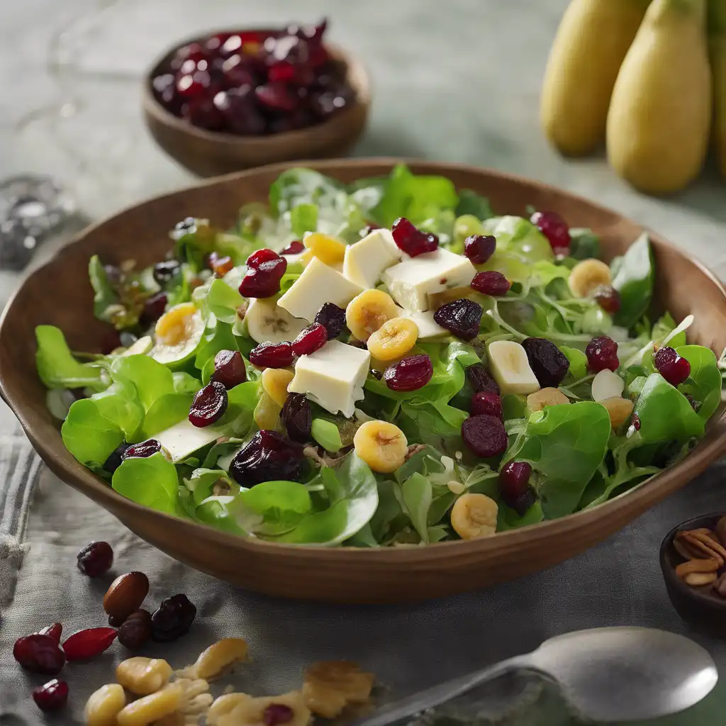 Green Salad with Dried Fruits