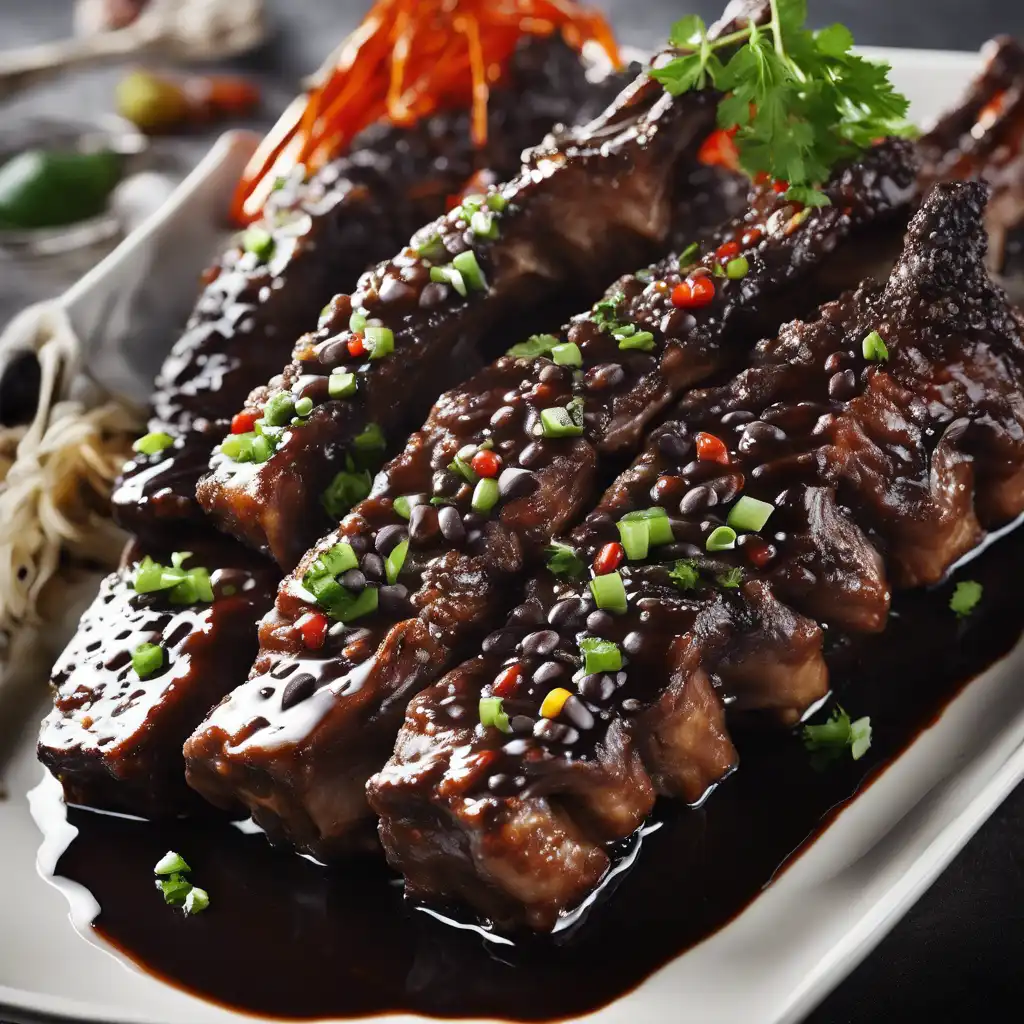 Pork Ribs with Black Bean Sauce