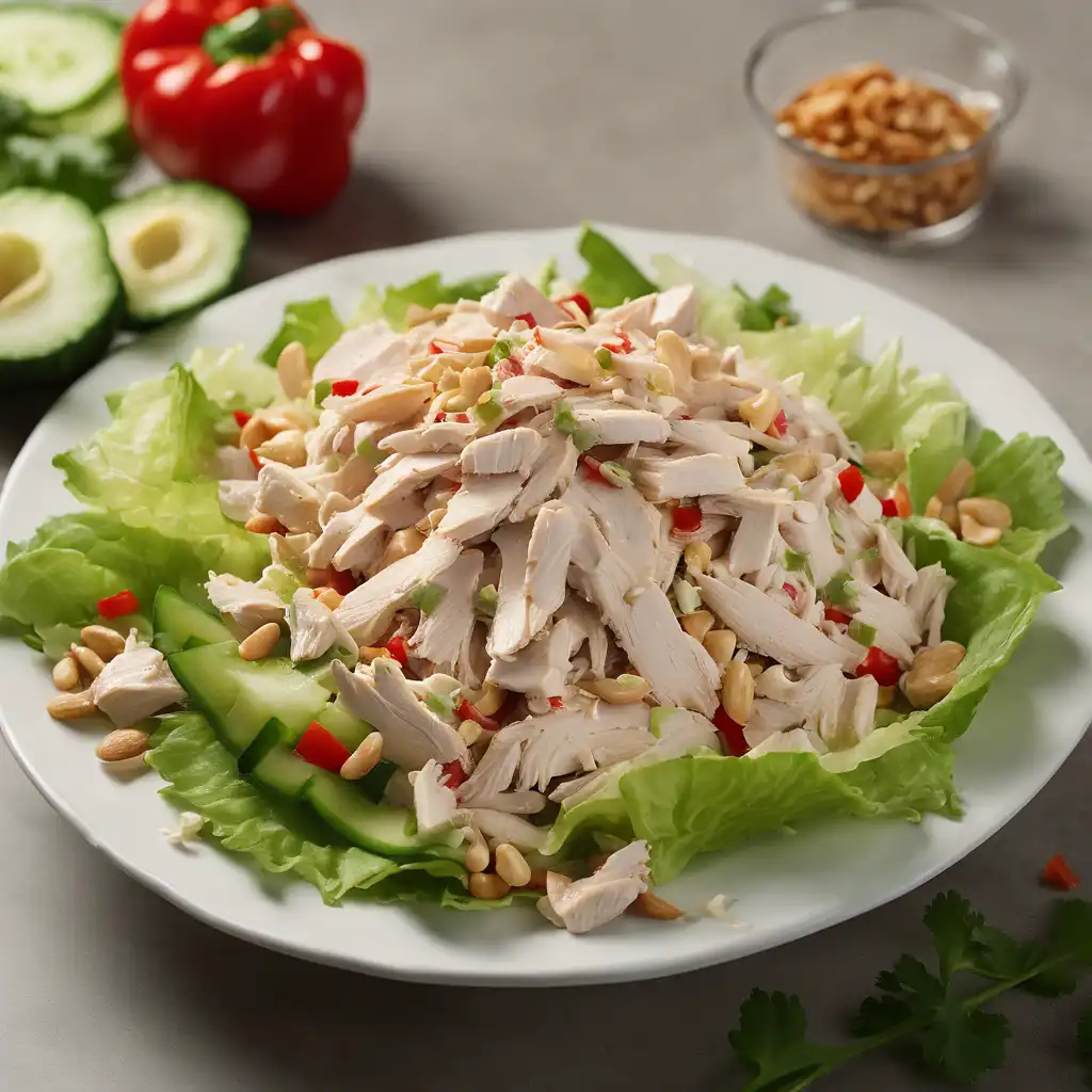 Chicken Salad with Peanut