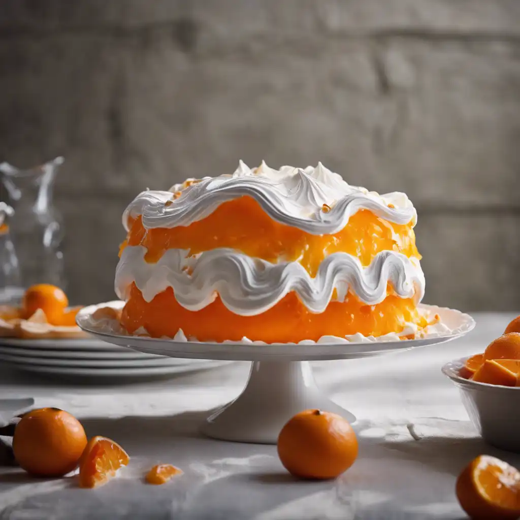 Tangerine Dream Meringue Cake