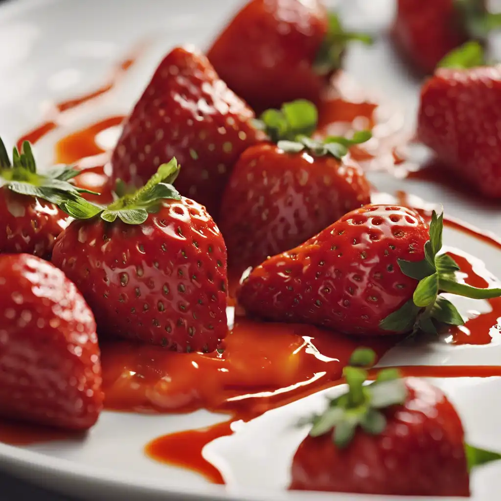 Strawberries with Pepper Sauce