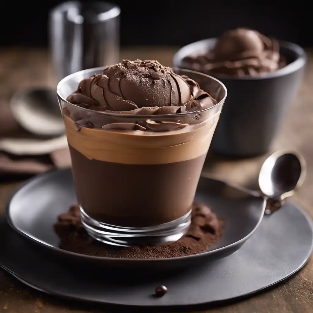 Frozen Coffee and Chocolate Mousse