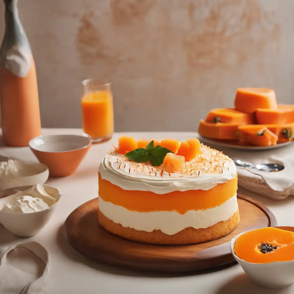 Creamy Papaya Cake