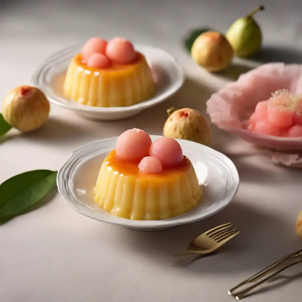 Cheese Pudding with Guava