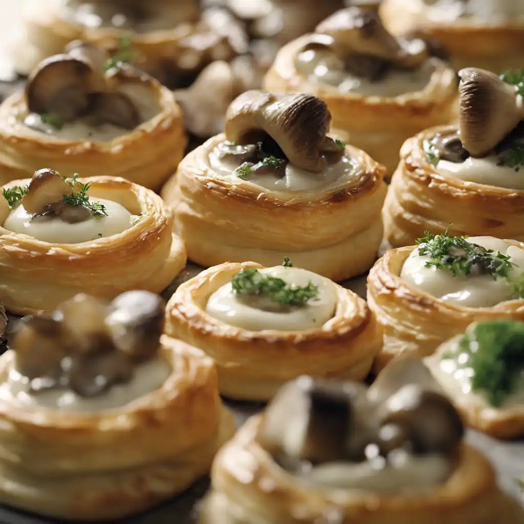 Fresh Mushroom Vol-au-Vent