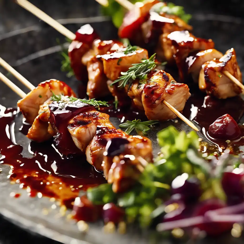 Marinated Chicken Skewers