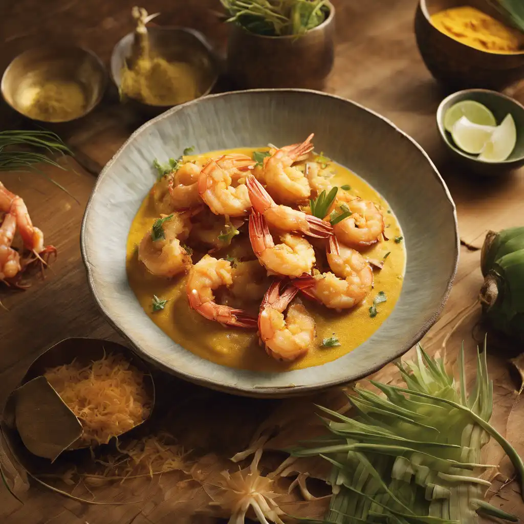 Shrimp in Curry-Coconut Sauce