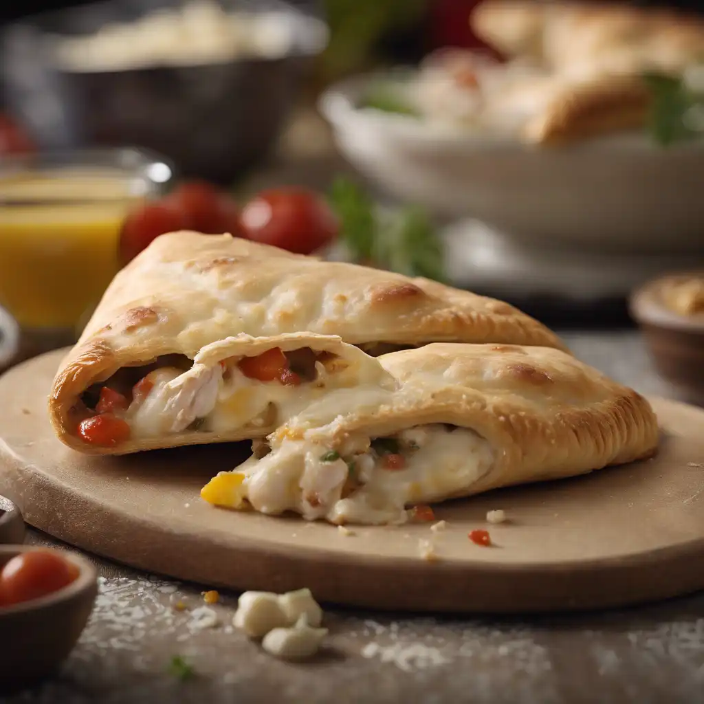 Chicken Calzone with Catupiry