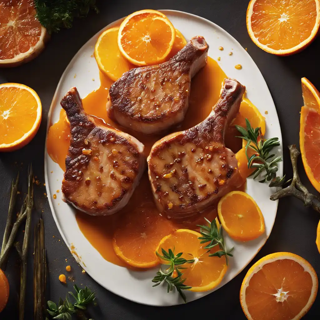 Pork Chops with Orange