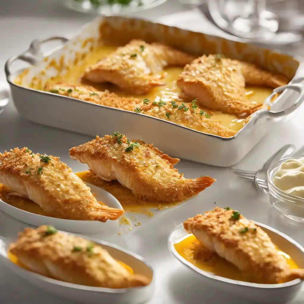 Fish Fillet with Baked Cream