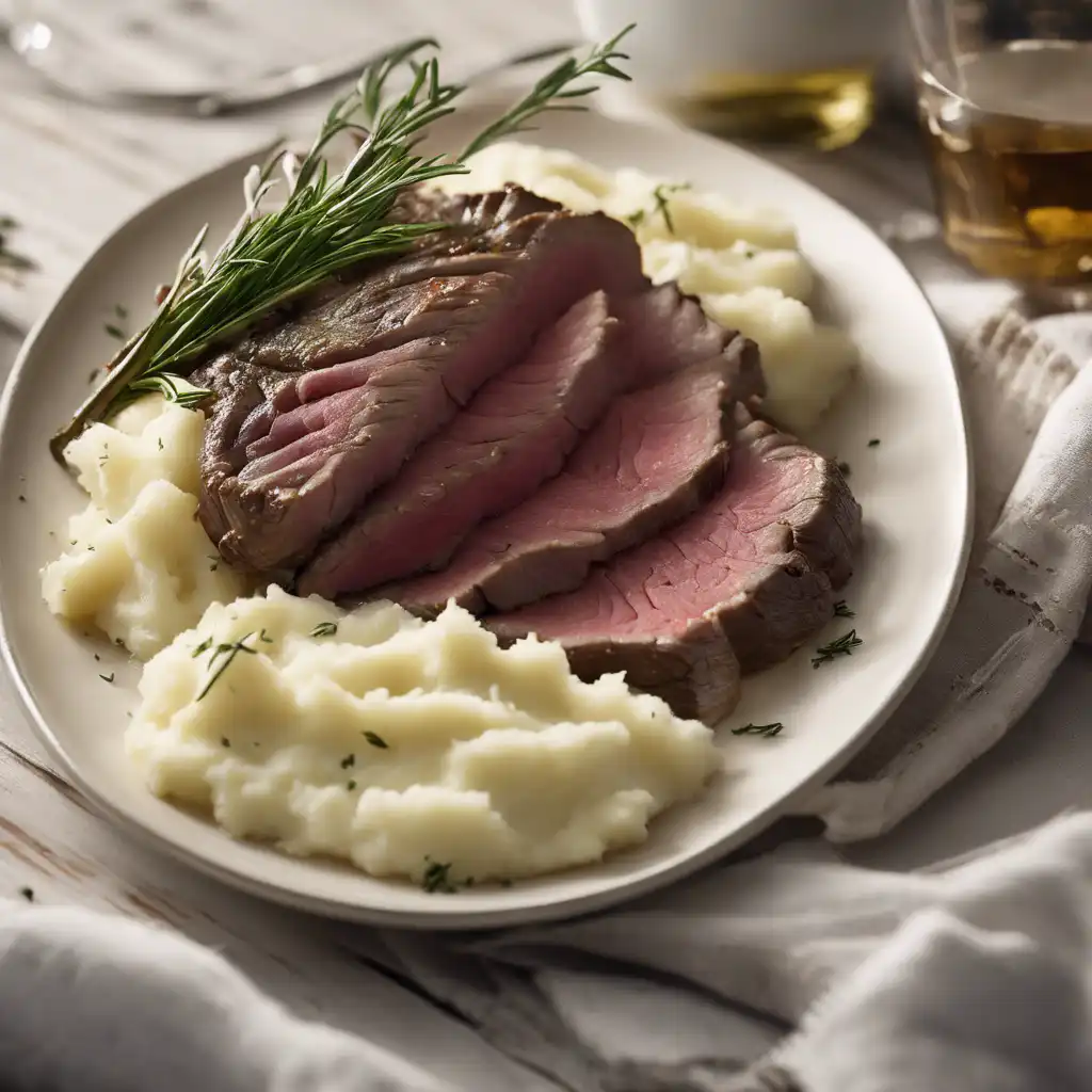 Roast Beef with Mashed Potatoes