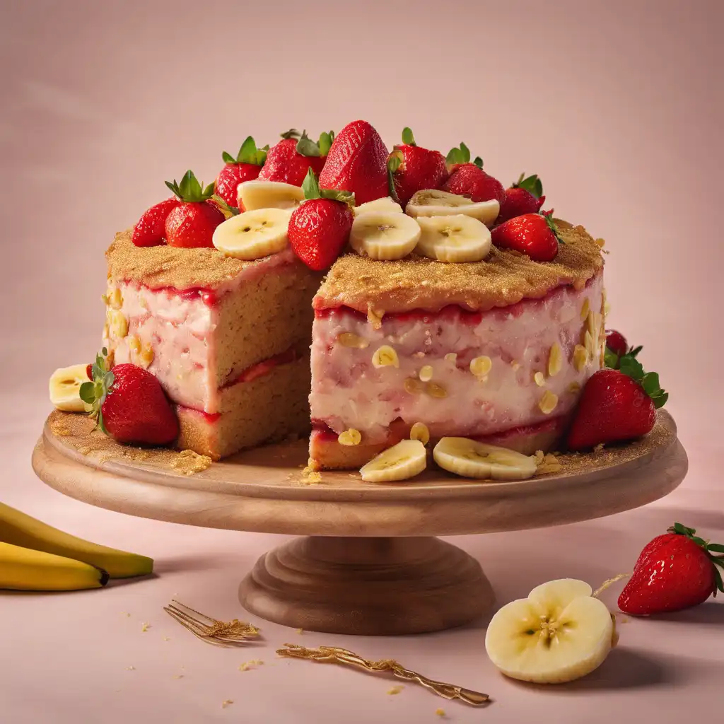 Strawberry Banana Cake