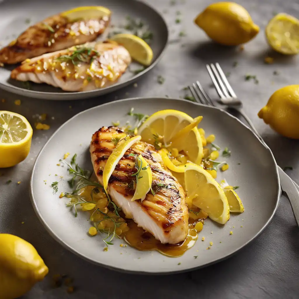 Chicken Breast Fillets with Lemon Zest