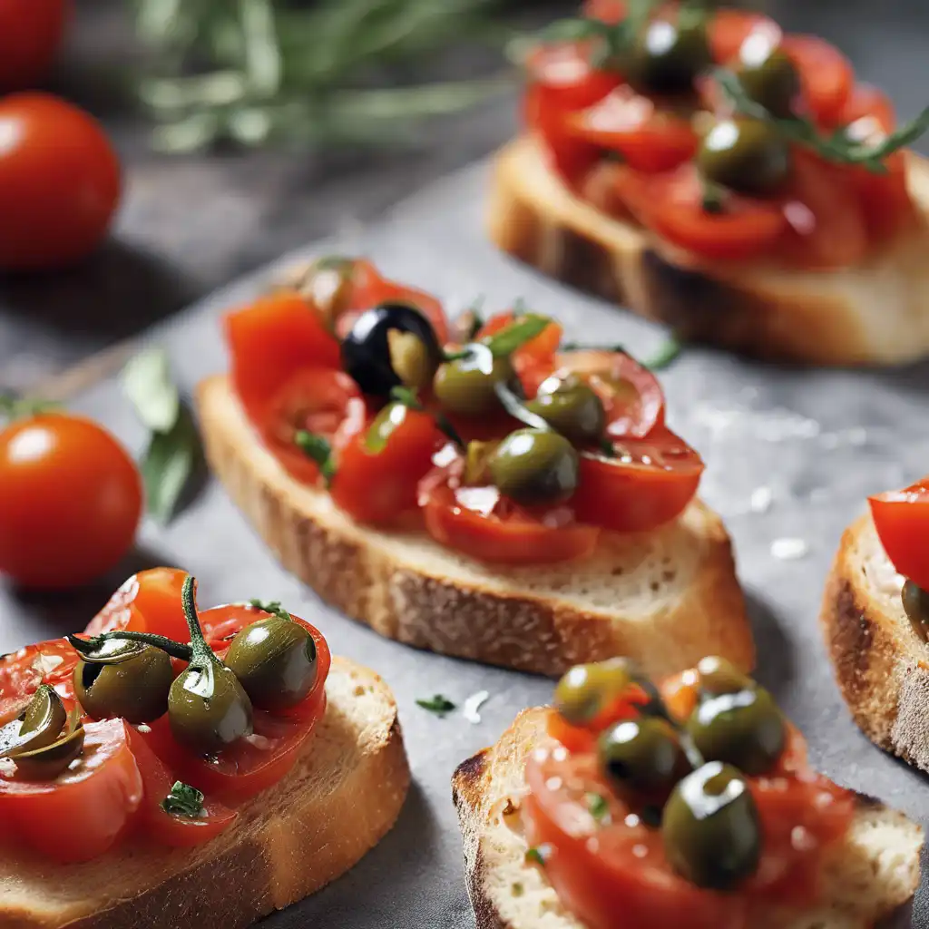 Tomato and Olive Bruschetta