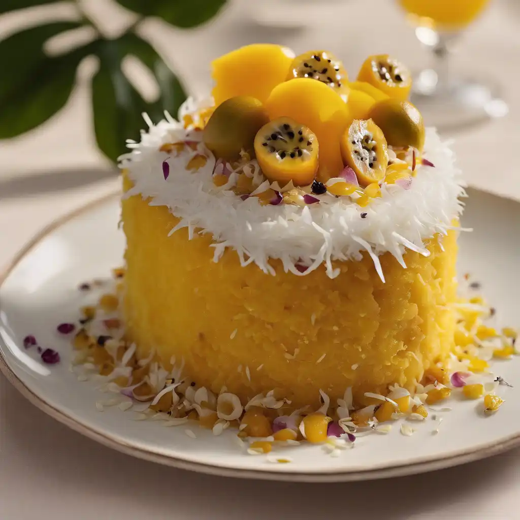 Passion Fruit and Coconut Cake