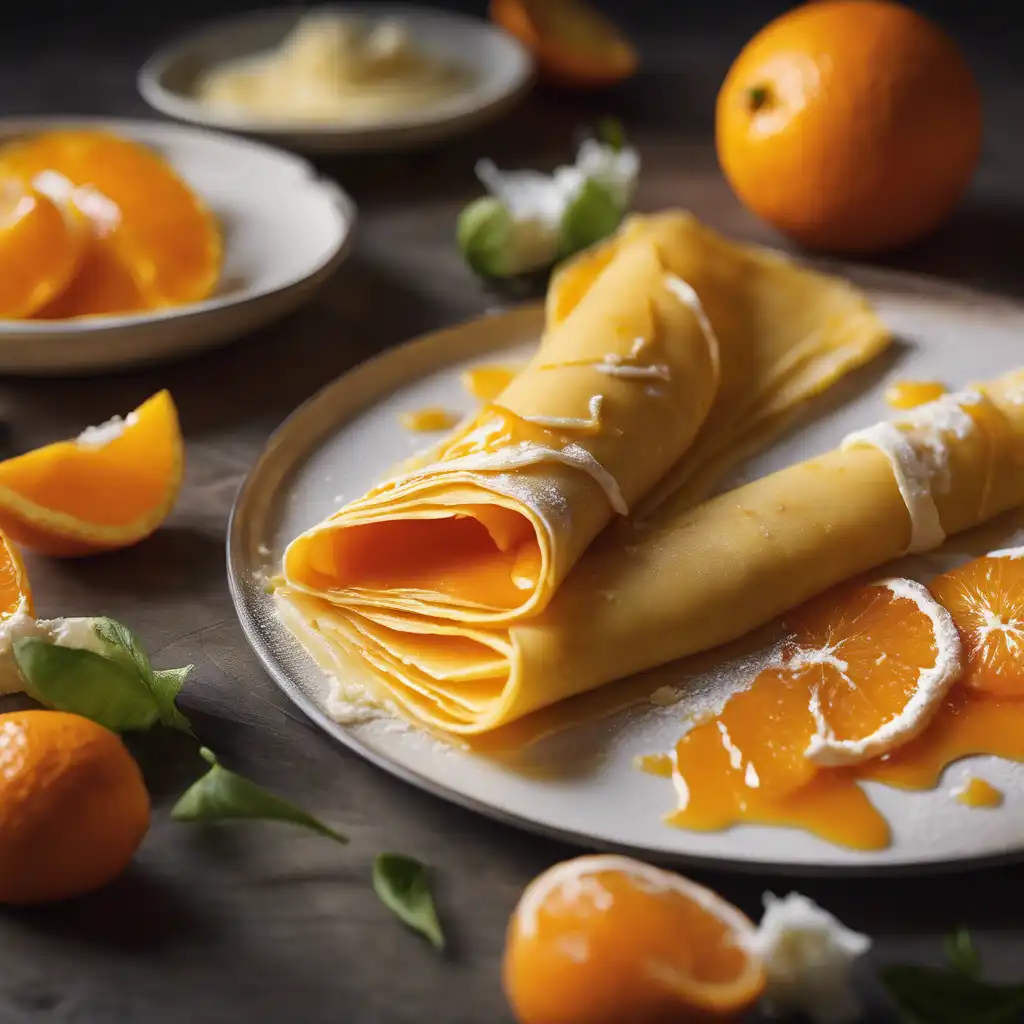 Orange Crepe