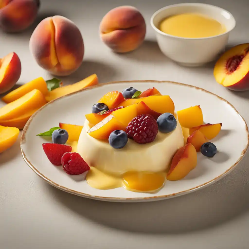 Baked Cream with Fruits