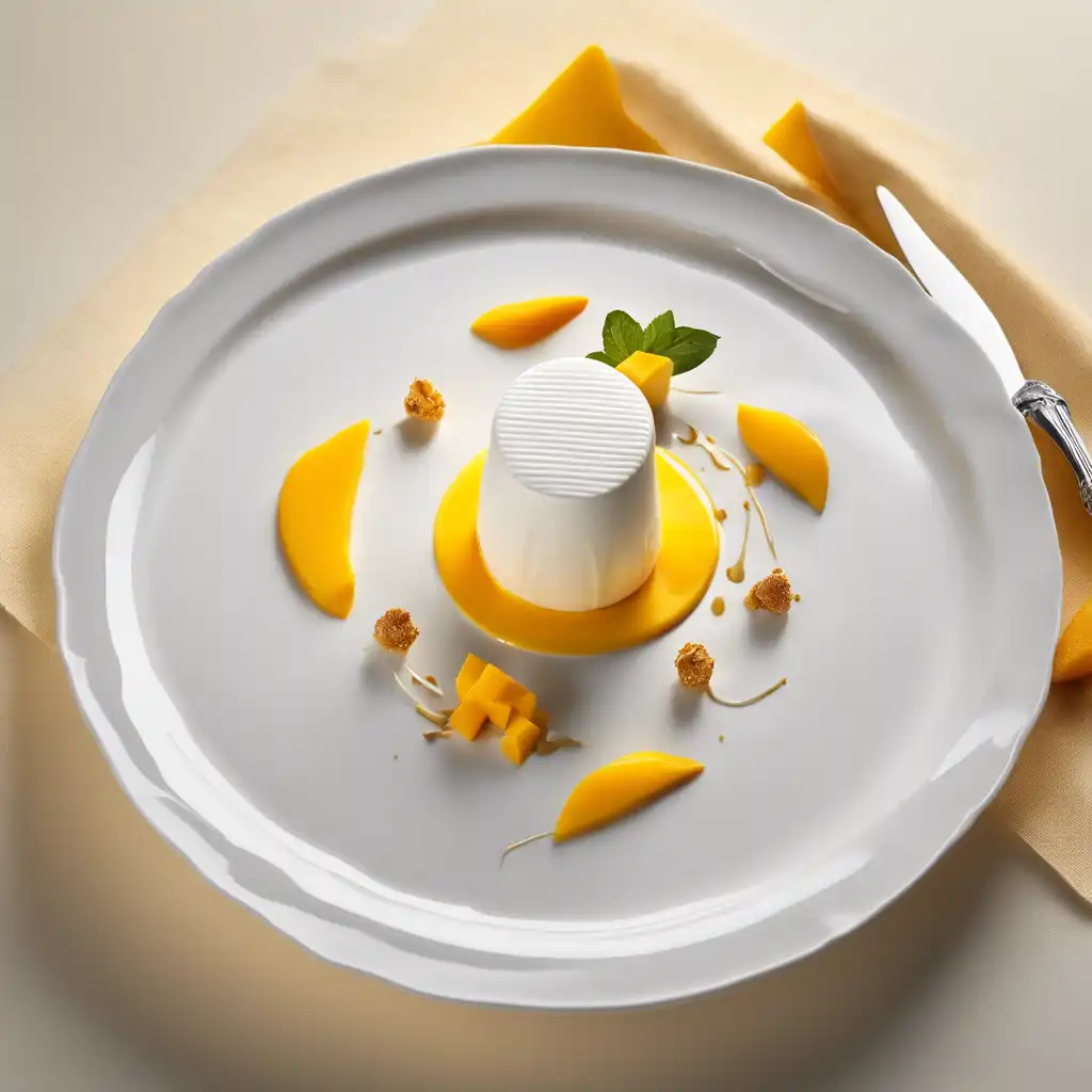 Cheese Mousse with Mango