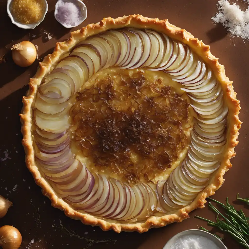 Open Onion Tart