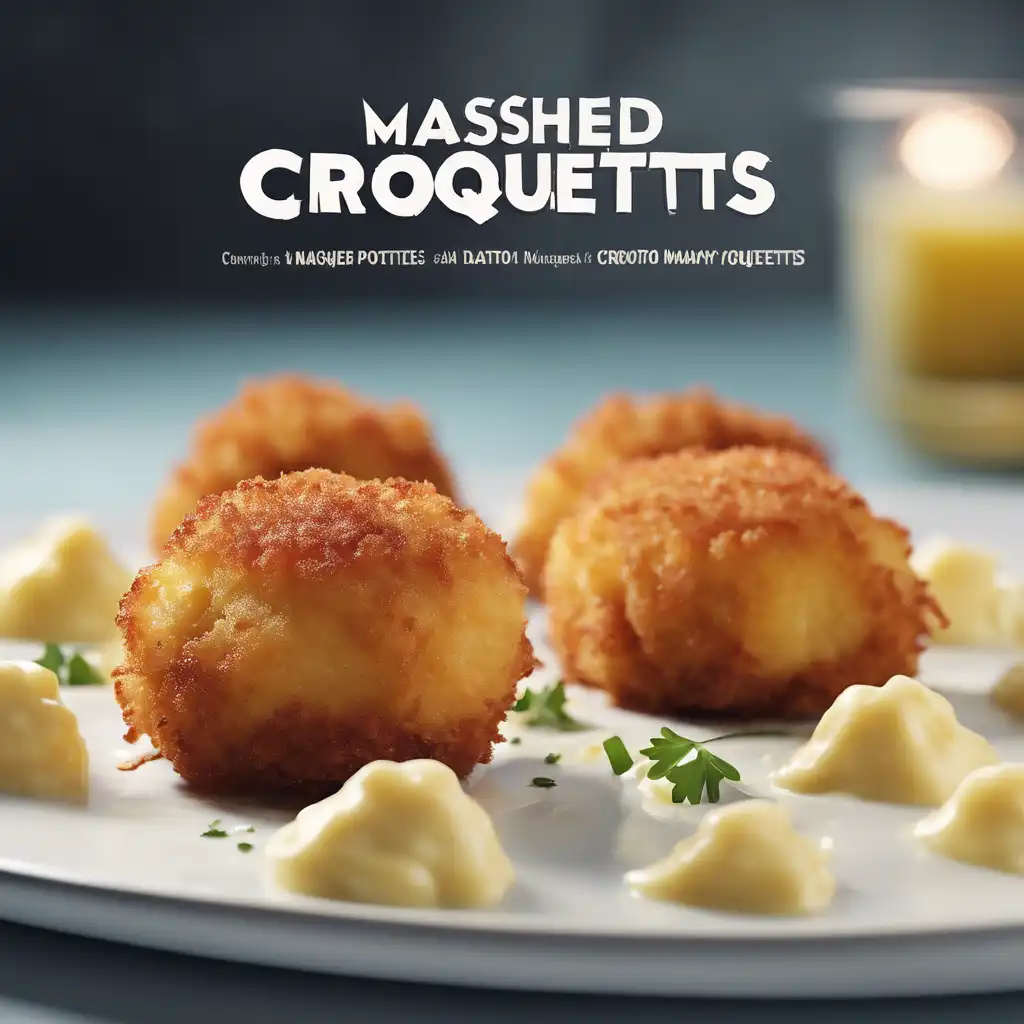 Mashed Potato Croquettes with Creamy Mayonnaise Filling