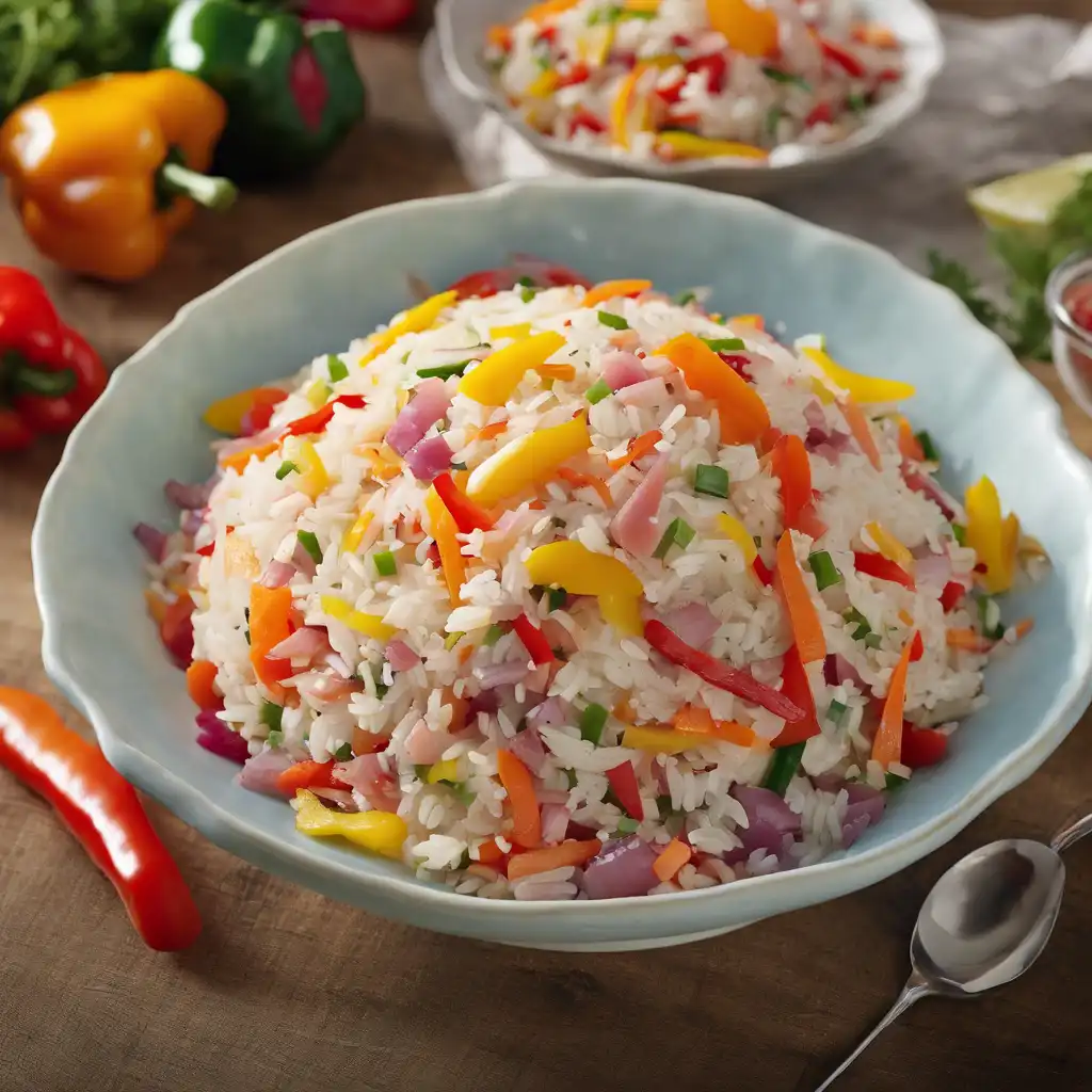 Rice Salad with Peppers