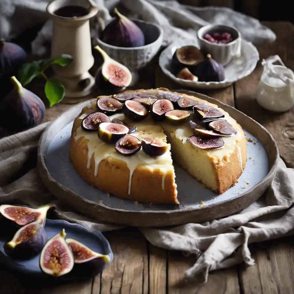 Ricotta Cake with Fig