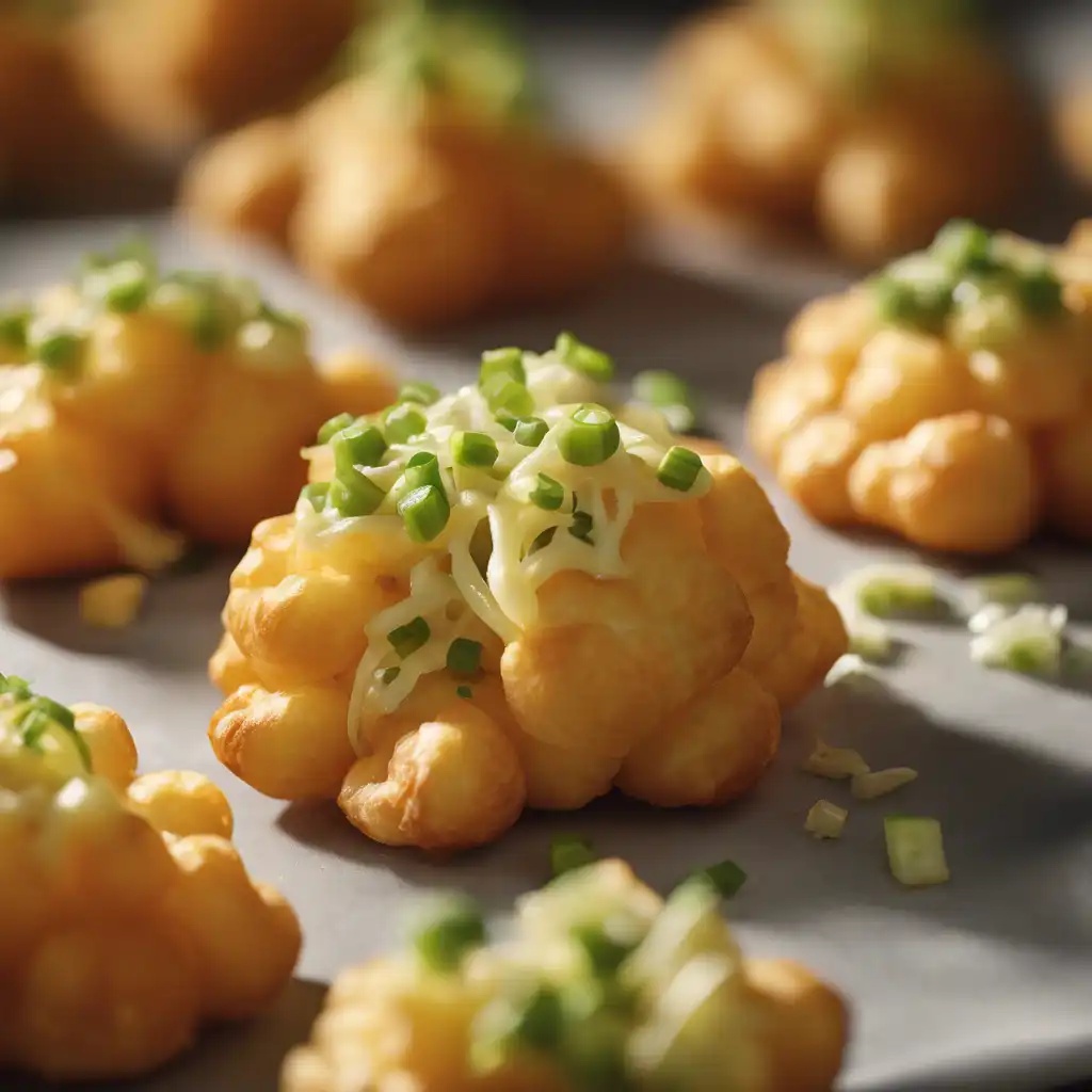 Cheese Puffs with Scallions