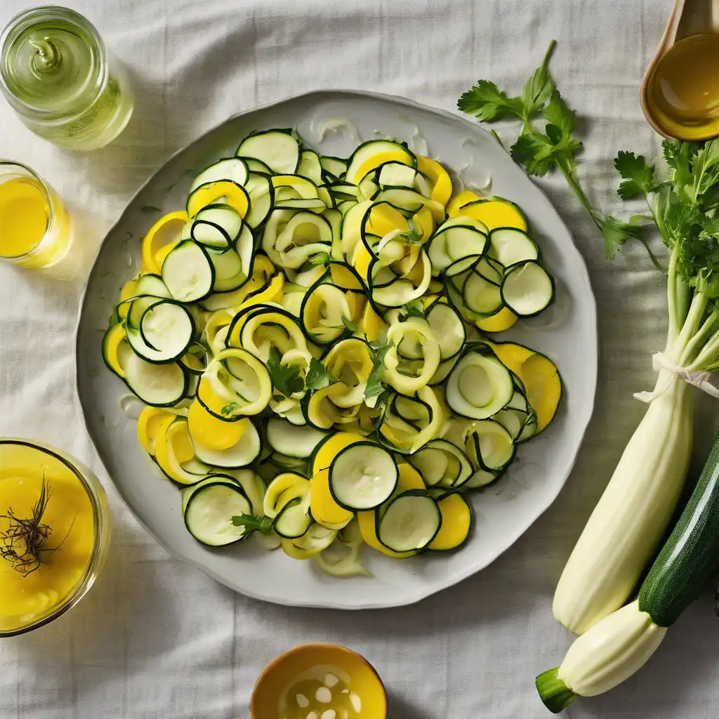 Zucchini and Yellow Squash Salad