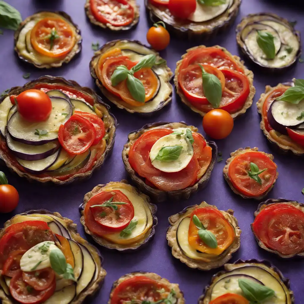 Cold Eggplant and Tomato Tart